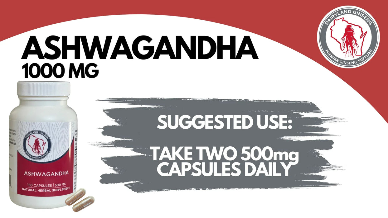 Ashwagandha Capsules - Dairyland Ginseng