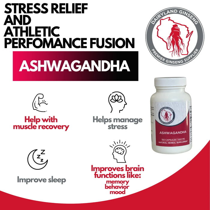 Ashwagandha Capsules - Dairyland Ginseng