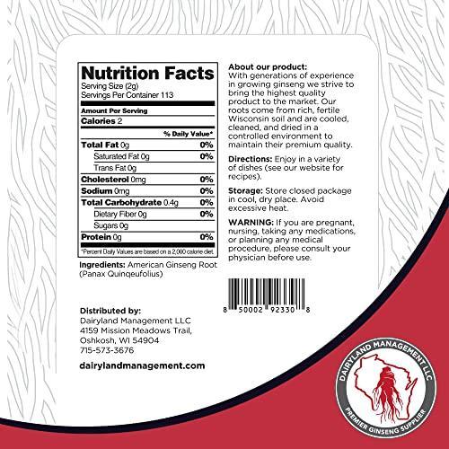 Wisconsin American Ginseng Slices - Dairyland Ginseng