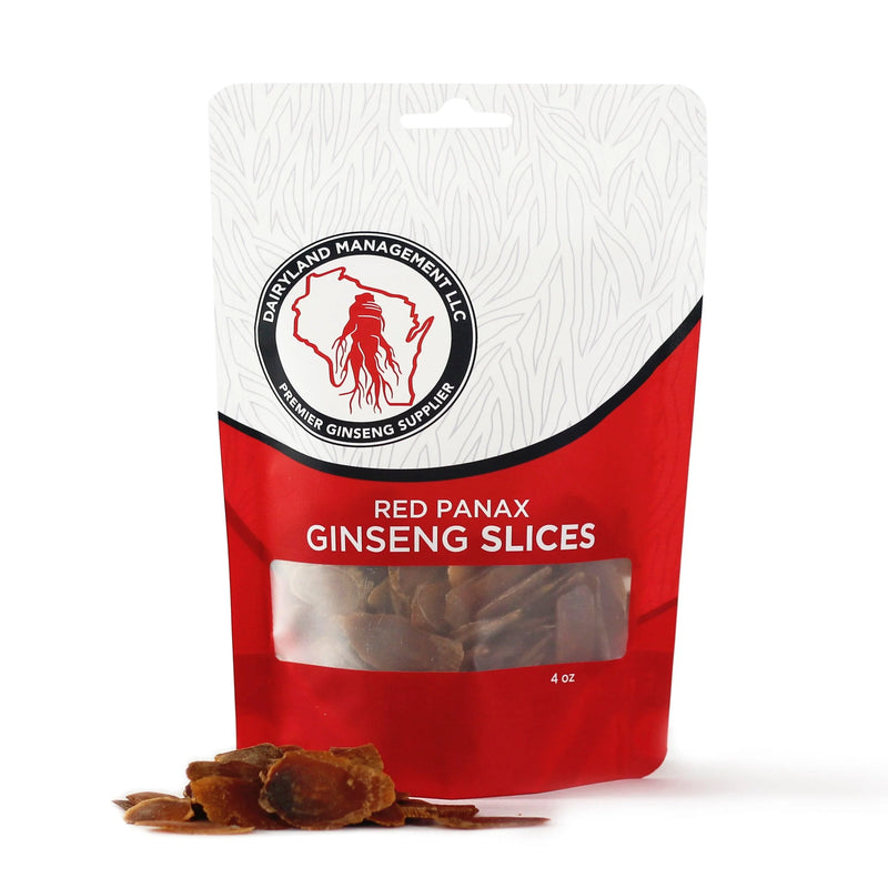 Red Korean Panax Ginseng Slices - Dairyland Ginseng