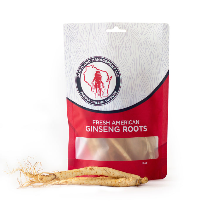 Fresh American Ginseng Roots - Pure and Potent for Optimal Health - Non-GMO - Gluten Free